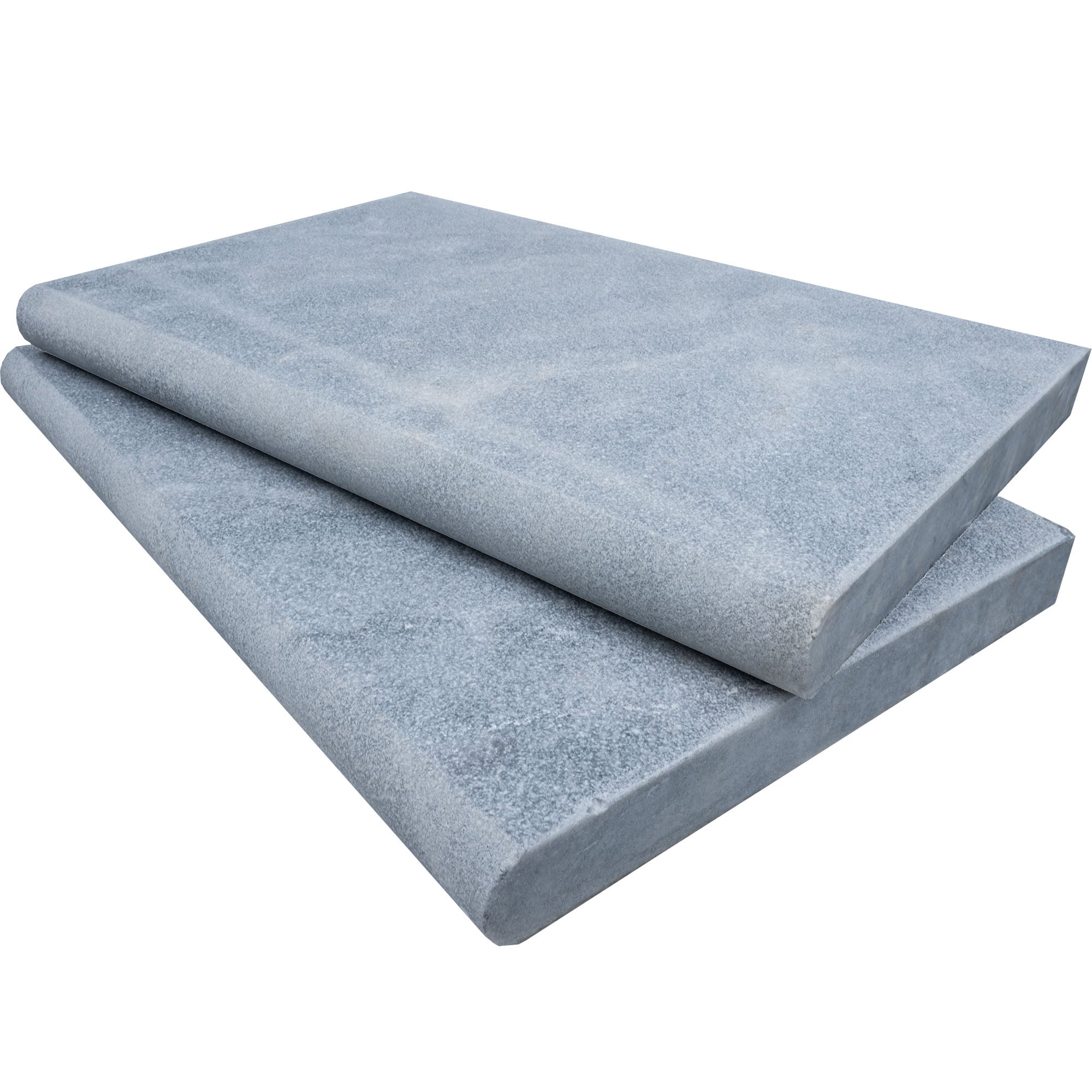 Arctic Grey Marble Sand Blasted 16x24x2 Single Bullnose Coping