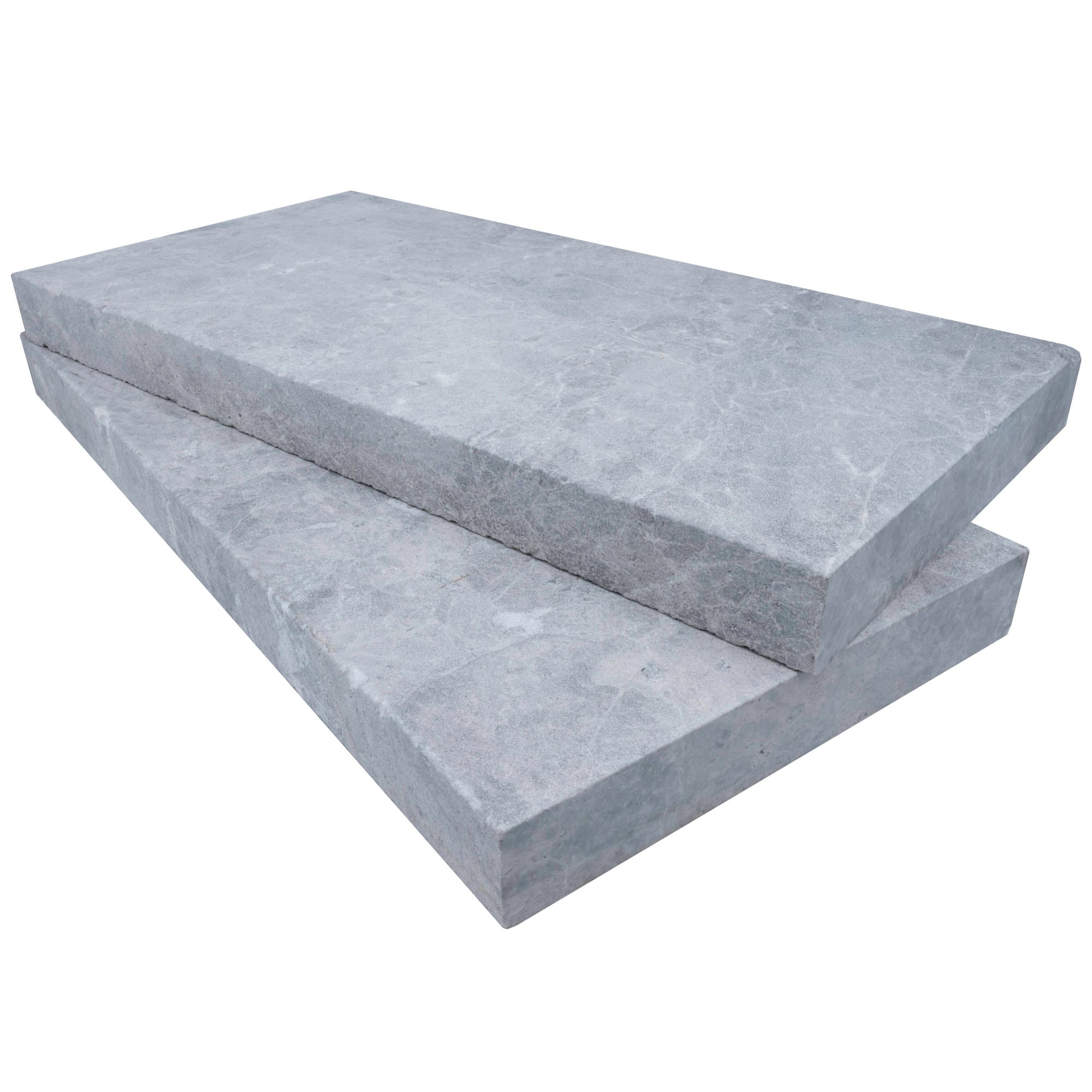 Tundra Grey Marble Sand Blasted 14x24x2 Eased Edge Coping