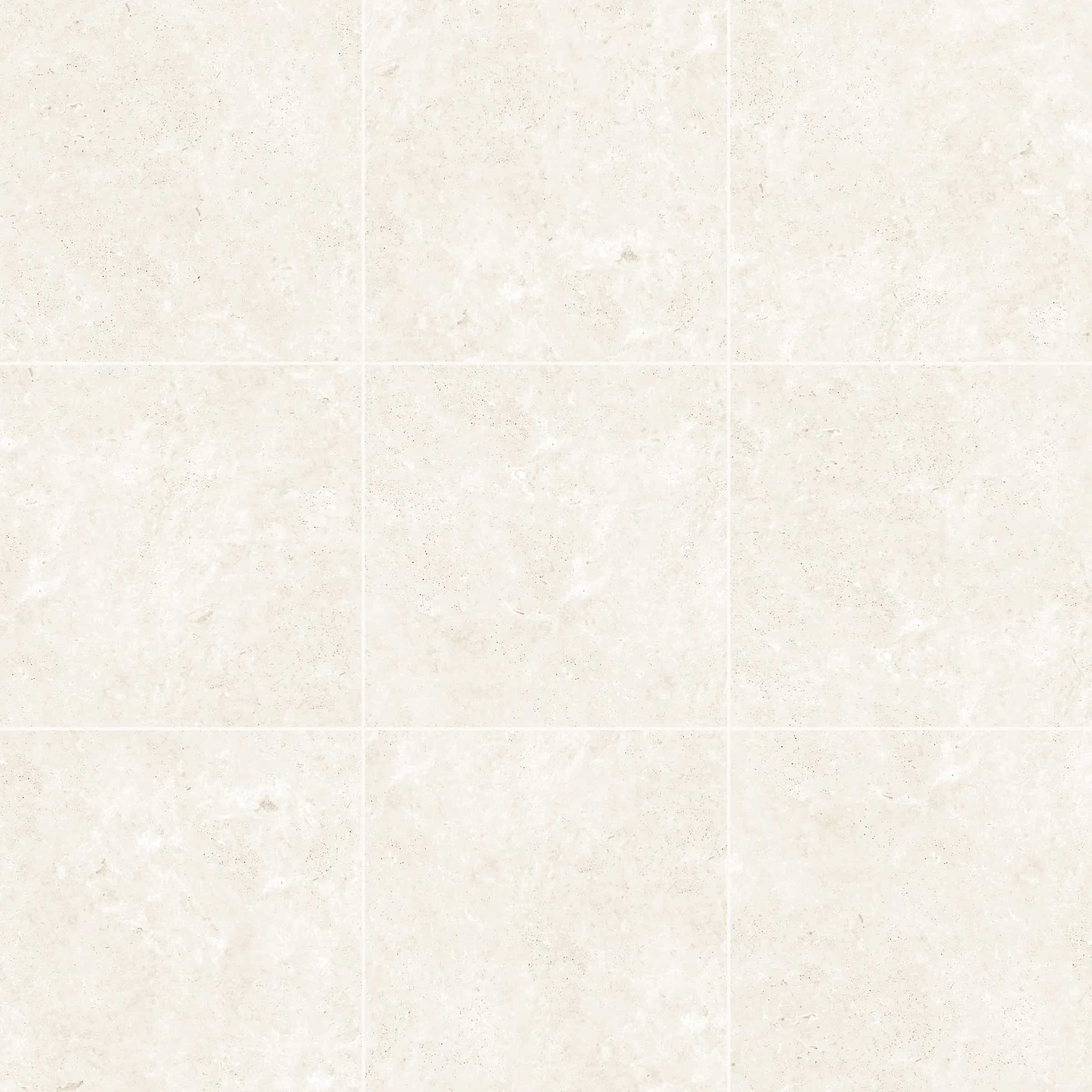 Close-up of Travertine Beige Matte 24x24x2cm Rectified Porcelain Paver, showcasing a smooth matte finish with subtle beige tones and natural stone-like texture. Ideal for patios and pool decks, offering a sophisticated, durable surface for outdoor proj...