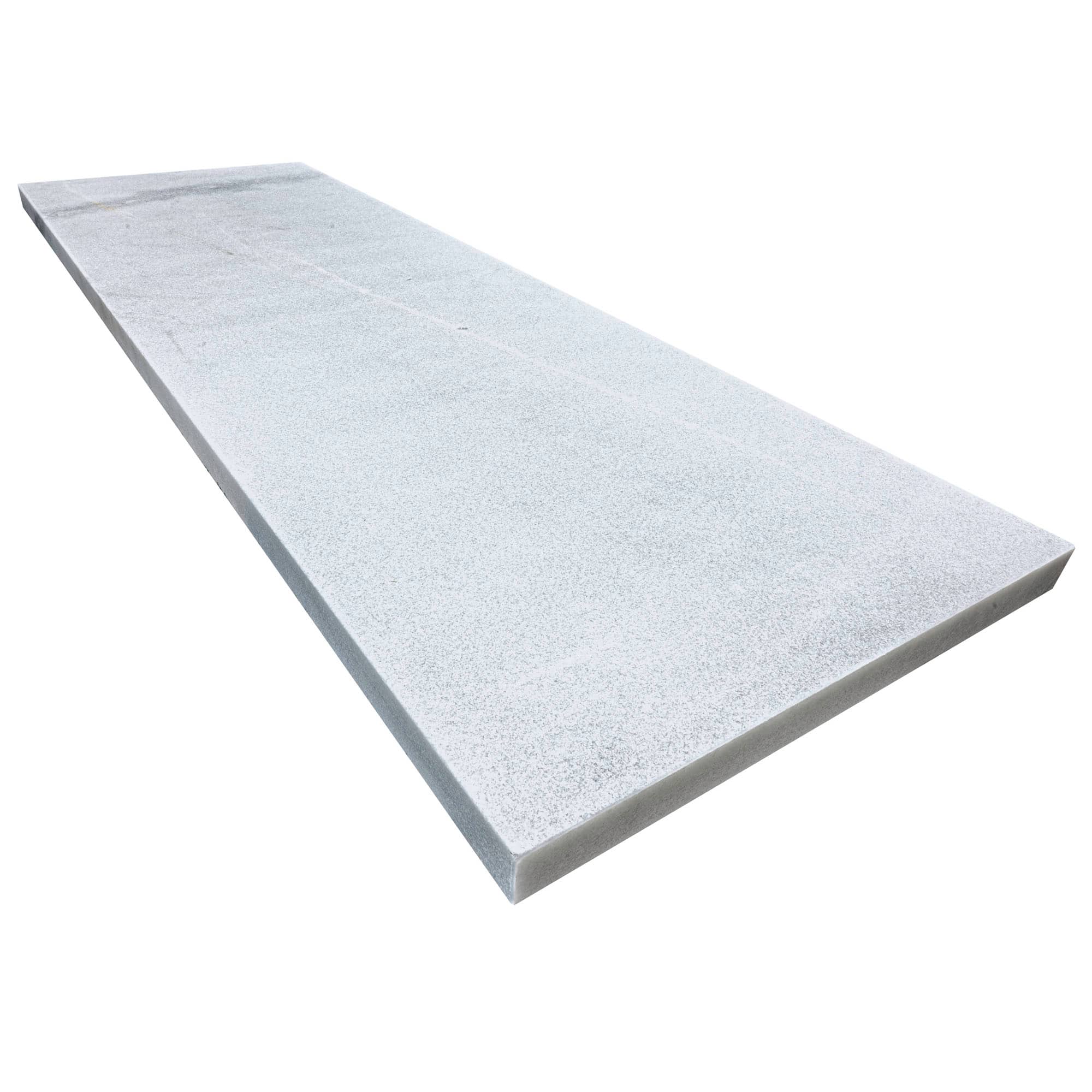 Afyon White Marble Sand Blasted 24x72x2 Eased Edge Tread