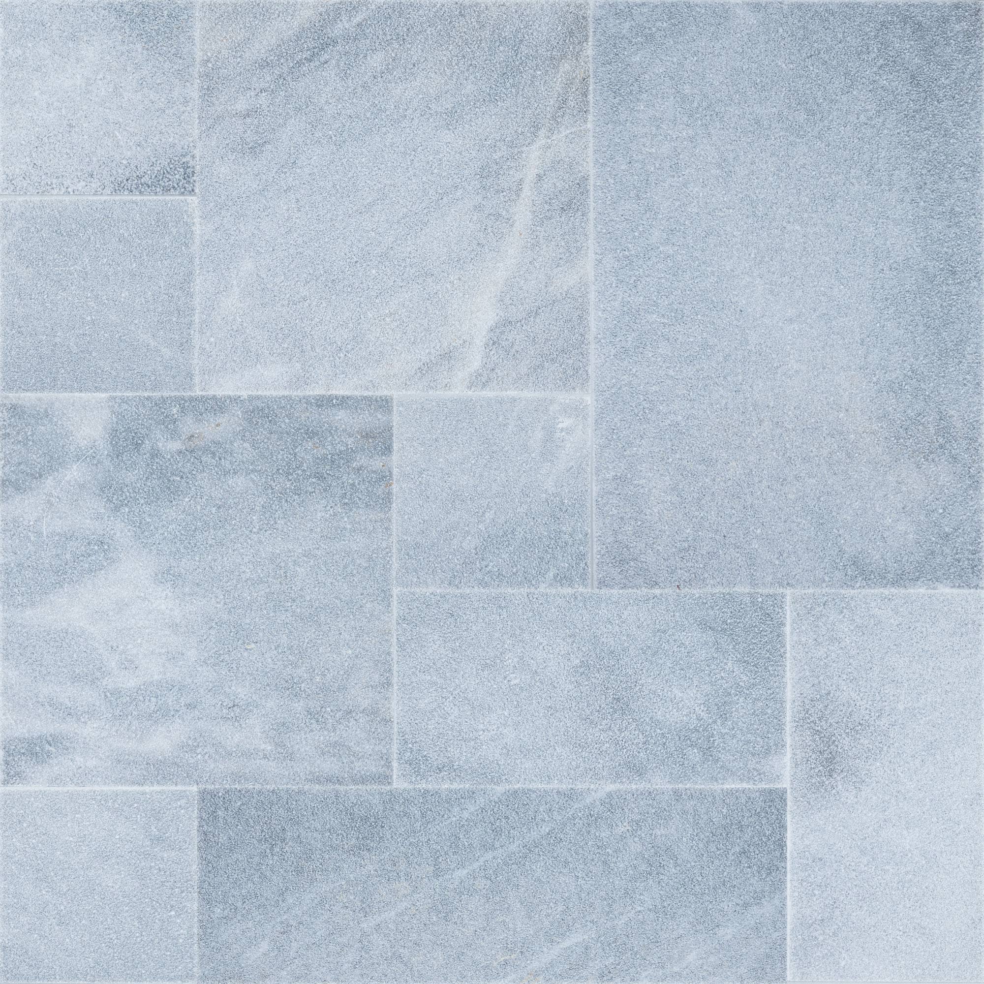 Arctic Grey Marble Sand Blasted French Pattern 3cm Paver