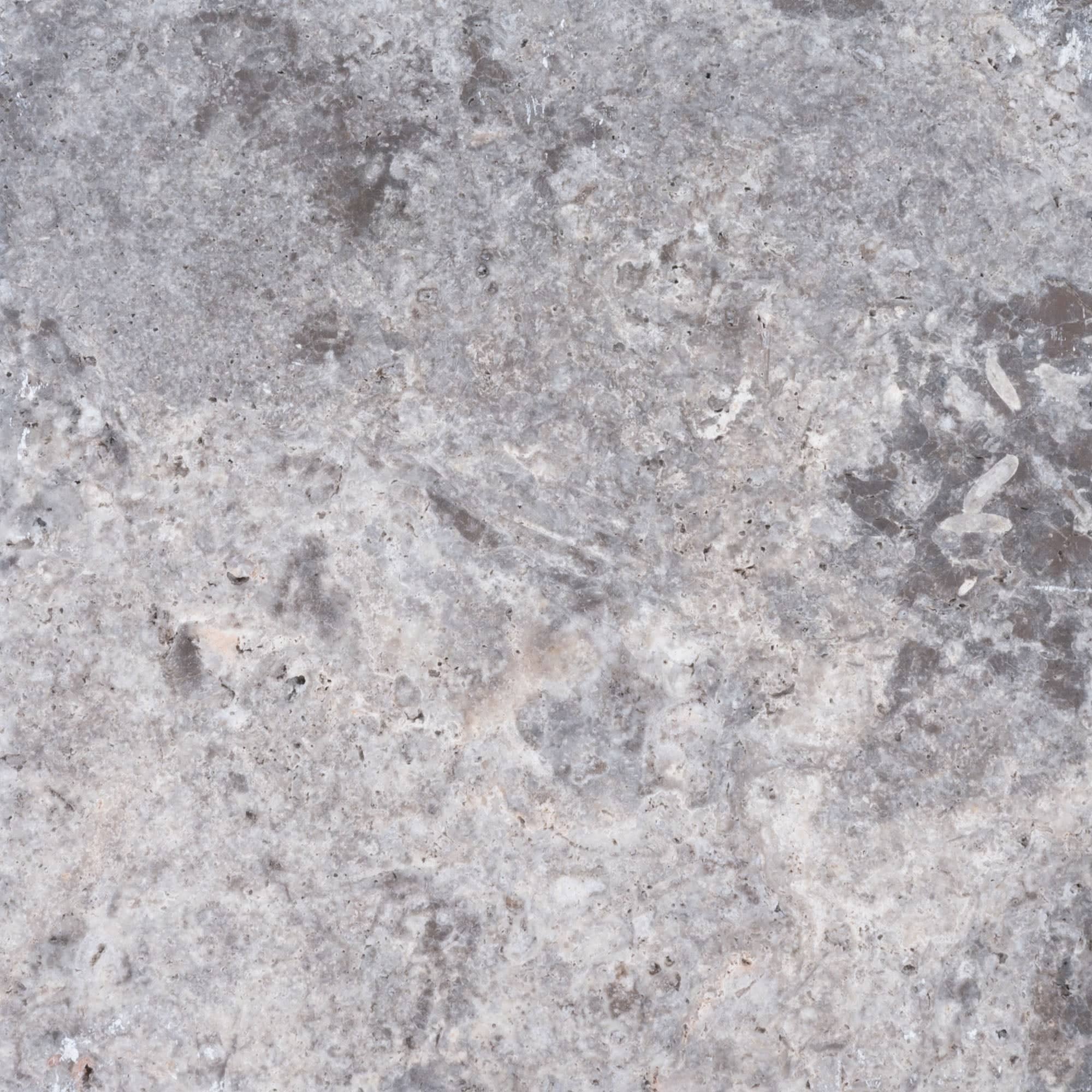 Silver Travertine Tumbled 24x24 3cm Paver - Premium