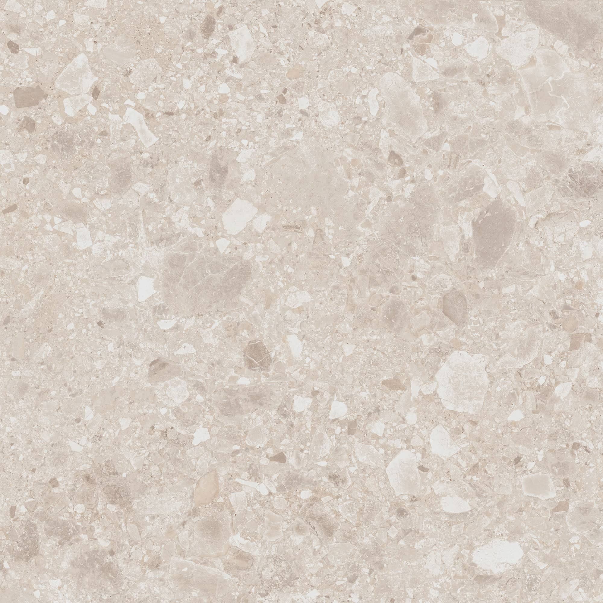 Terrazo Cream Matte 24x24x2cm Rectified Porcelain Paver