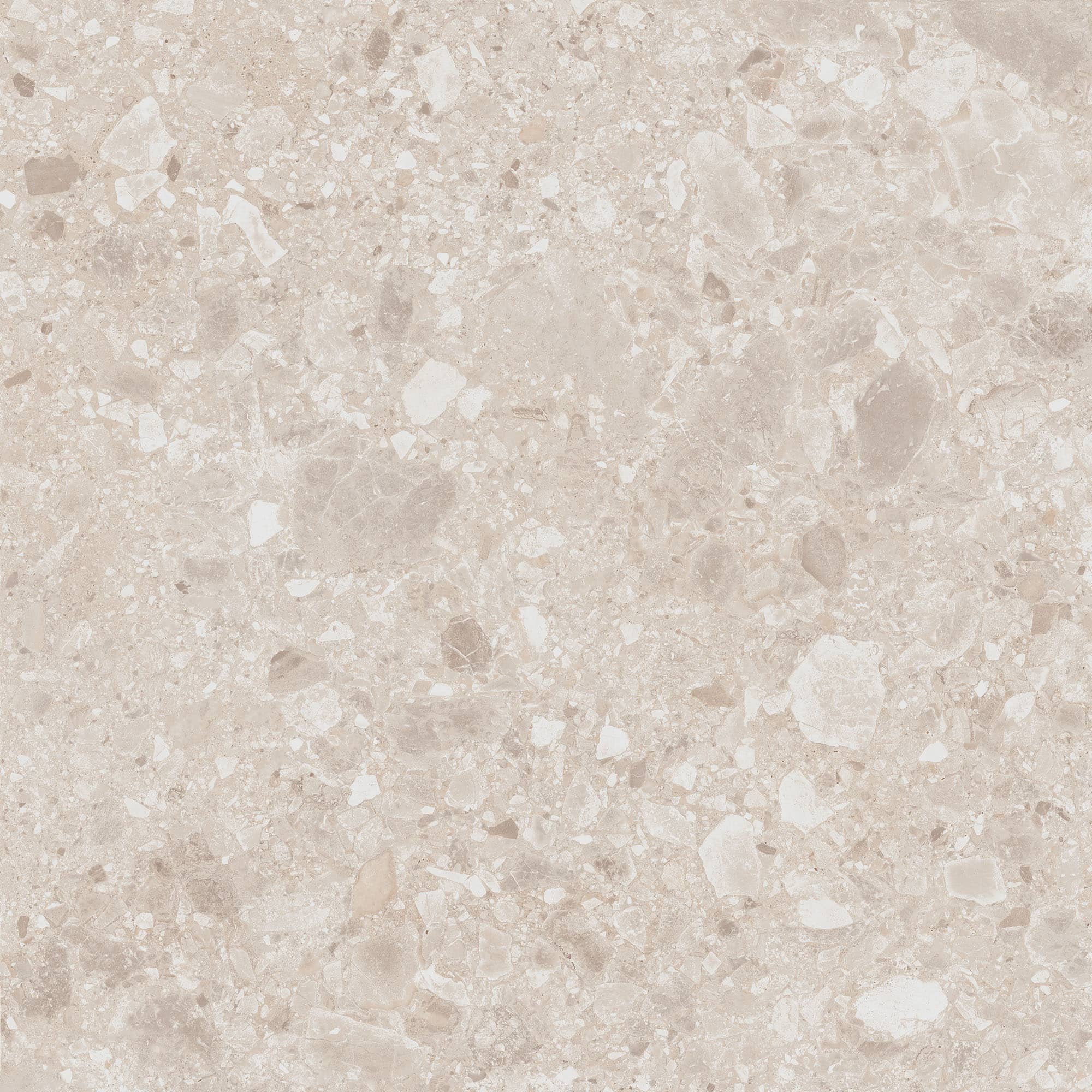 Terrazo Cream Matte 24x24x2cm Rectified Porcelain Paver