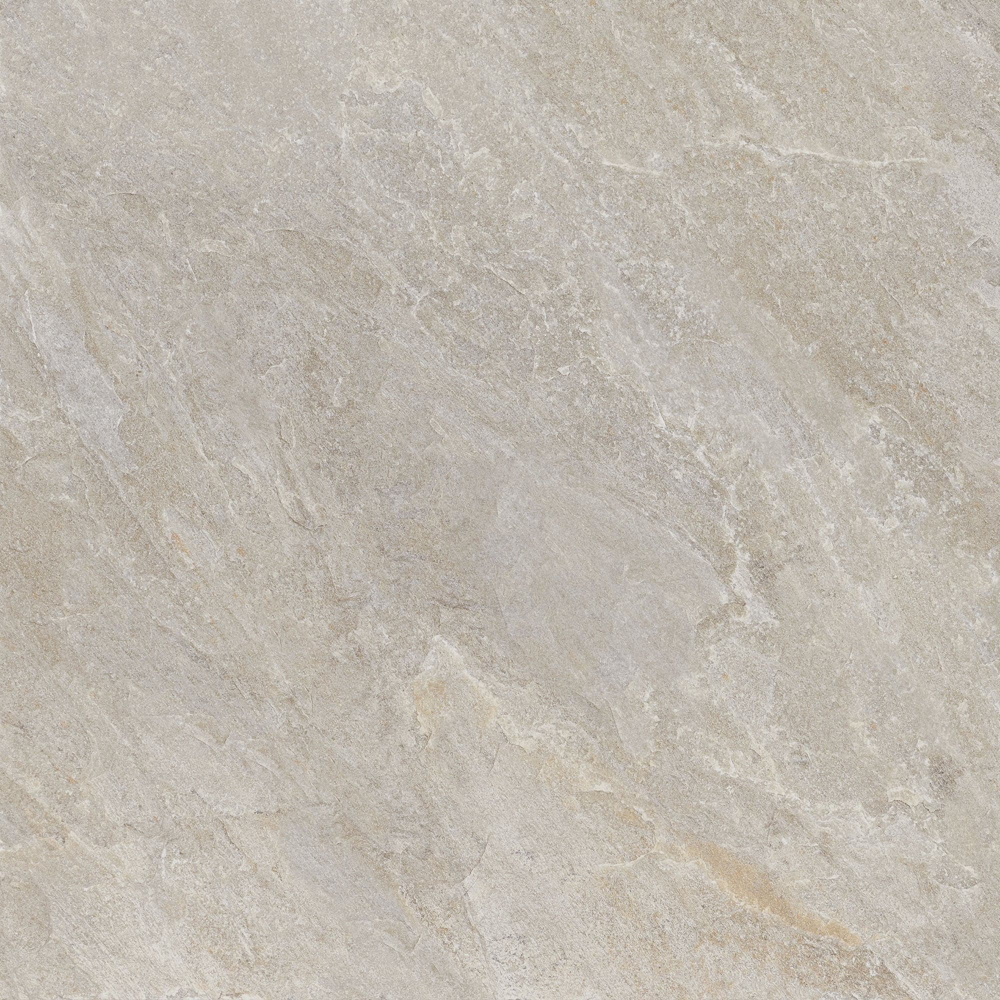 Close-up of the Rasa Beige Matte 24X24X2 Rectified Porcelain Paver by STONELUX, showcasing a smooth matte finish with subtle beige and cream tones. The surface features delicate veining, resembling natural stone, perfect for modern hardscape projects.