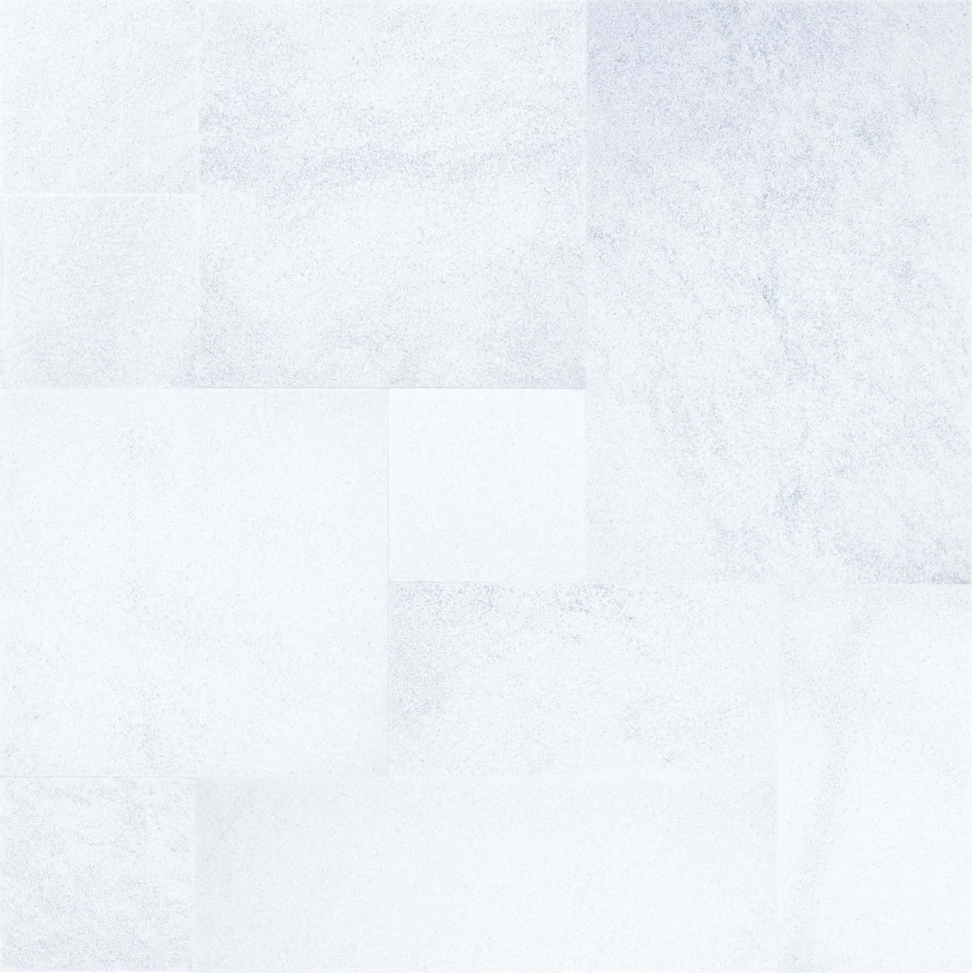 Close-up of Afyon White Marble Sand Blasted French Pattern 3cm Paver, showcasing its smooth sandblasted finish, subtle white and gray veining, and elegant natural stone texture. Ideal for luxury pool decks and hardscape projects.