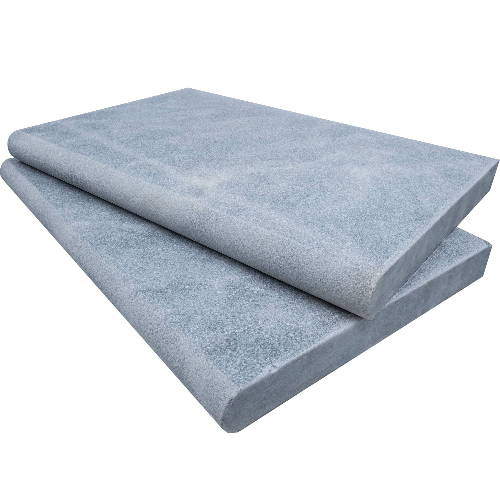 Arctic Grey Marble Sand Blasted 16x24x2 Single Bullnose Coping