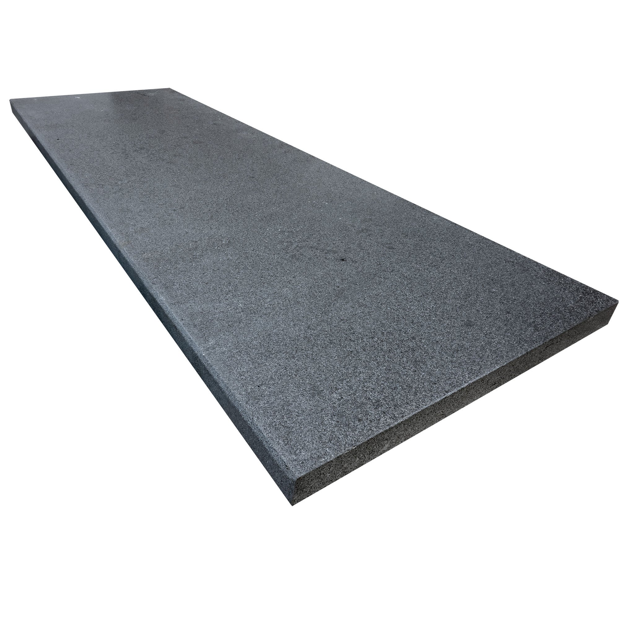 Black Basalt Brushed 24x72x2 Eased Edge Tread