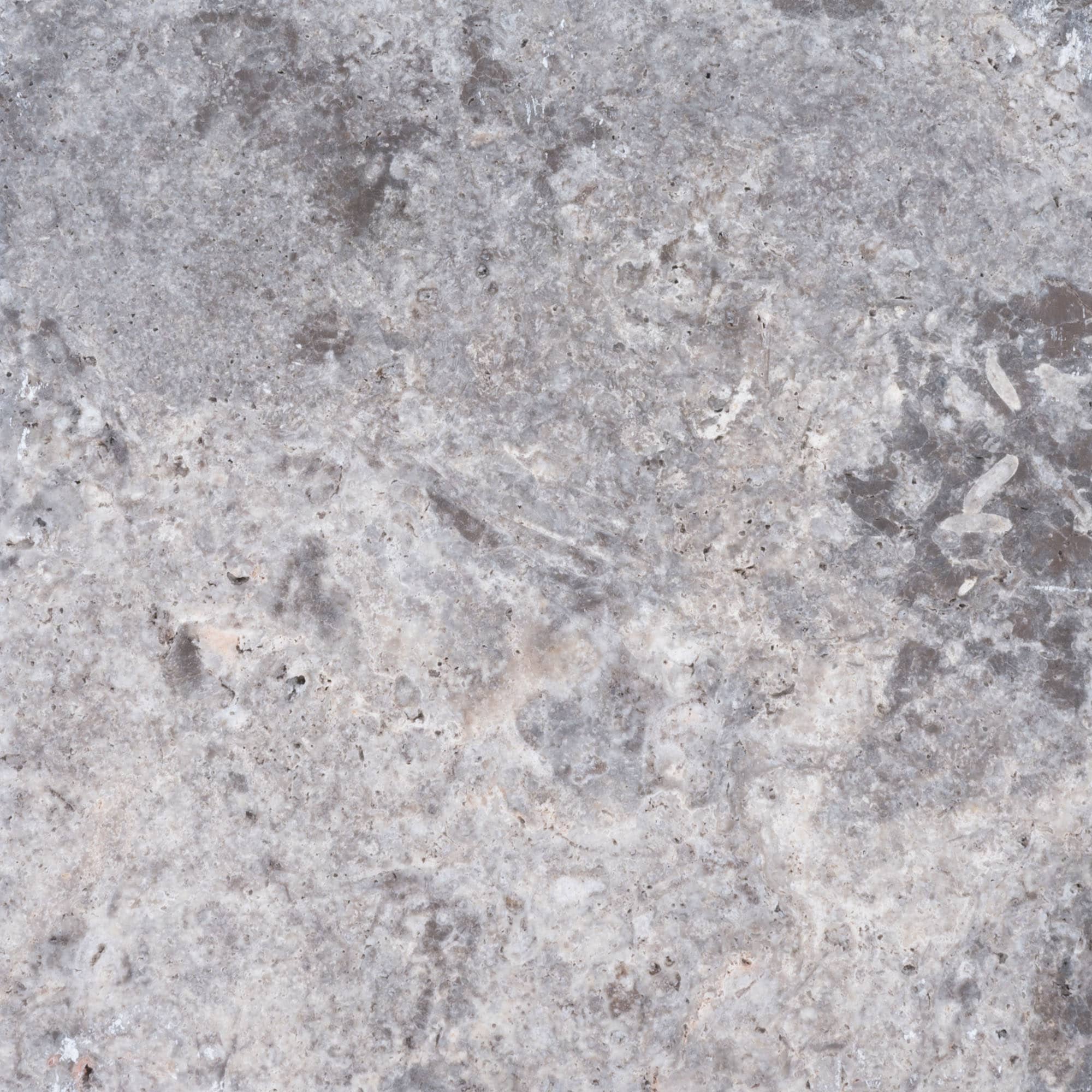 Silver Travertine Tumbled 24x24 3cm Paver - Premium
