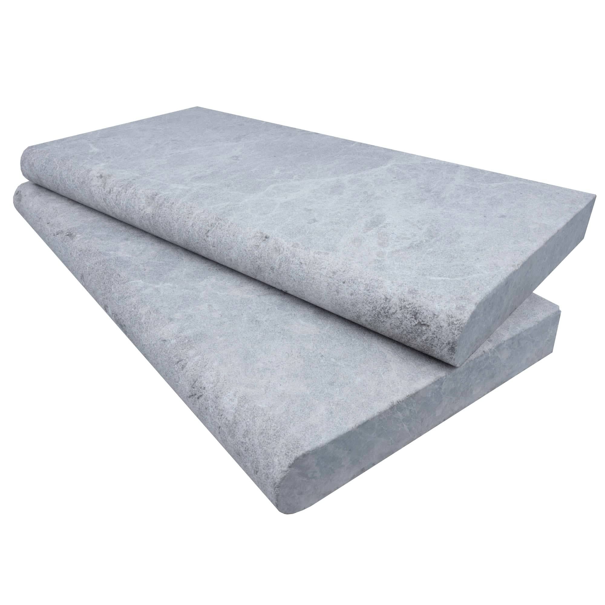 Tundra Grey Marble Sand Blasted 14x48x2 Single Bullnose Coping