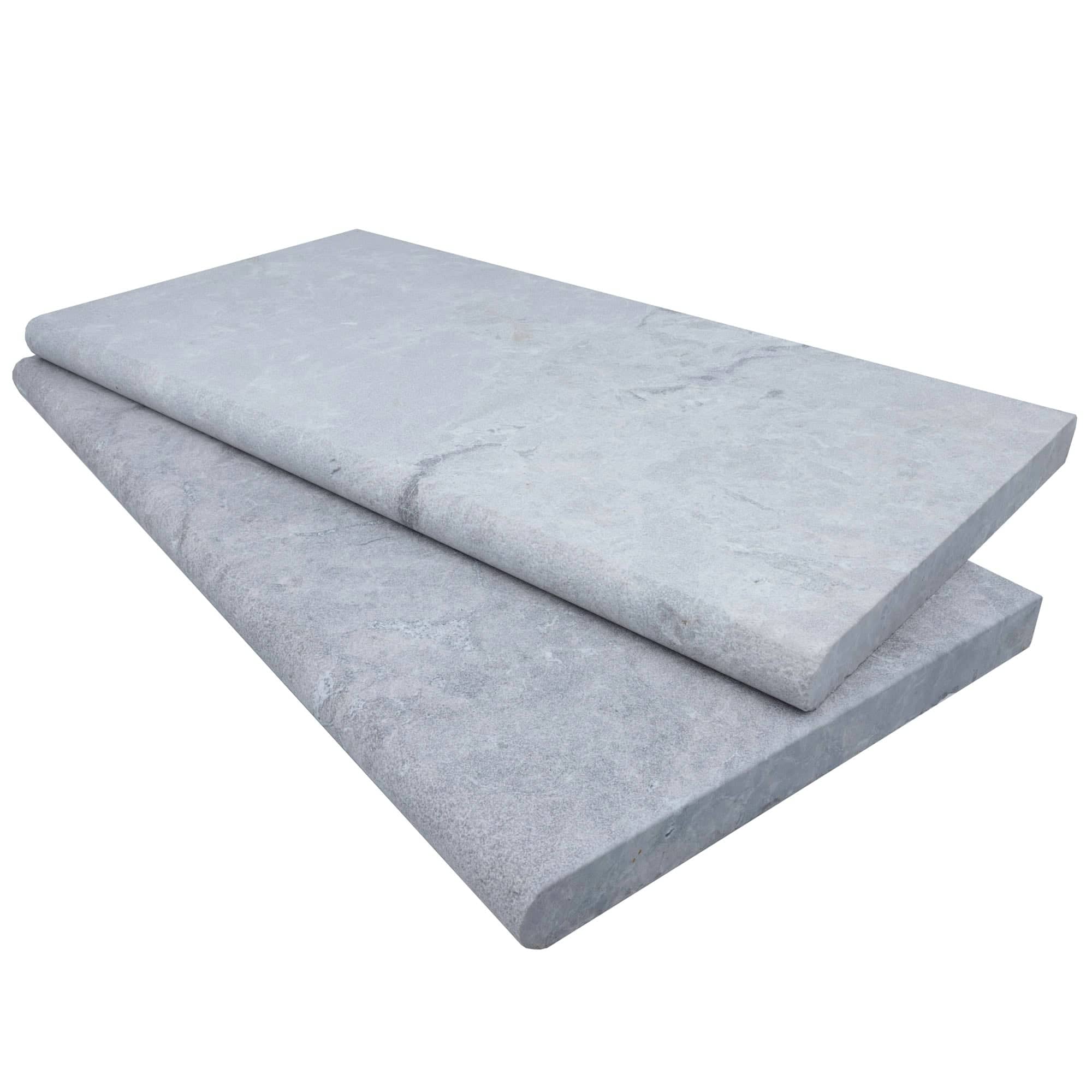 Tundra Grey Marble Sand Blasted 12x24x3cm Single Bullnose Coping
