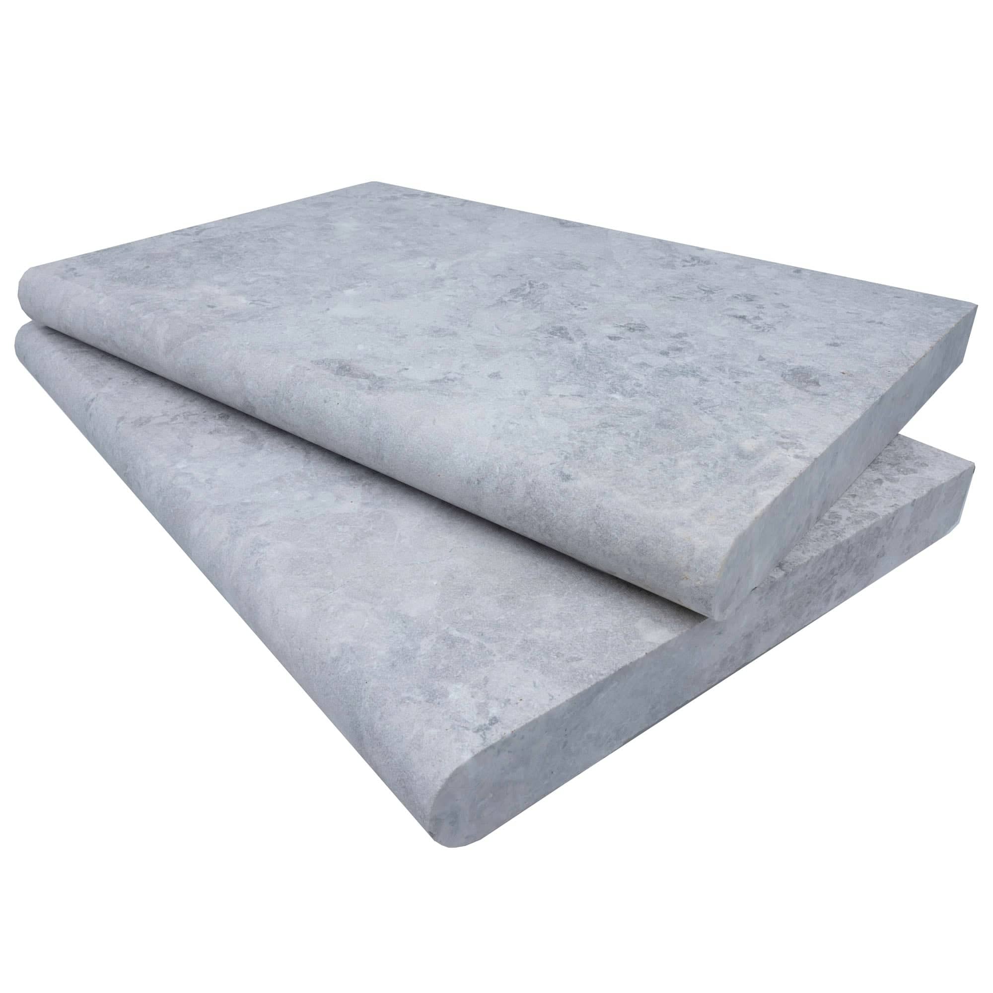 Tundra Grey Marble Sand Blasted 16x48x2 Single Bullnose Coping