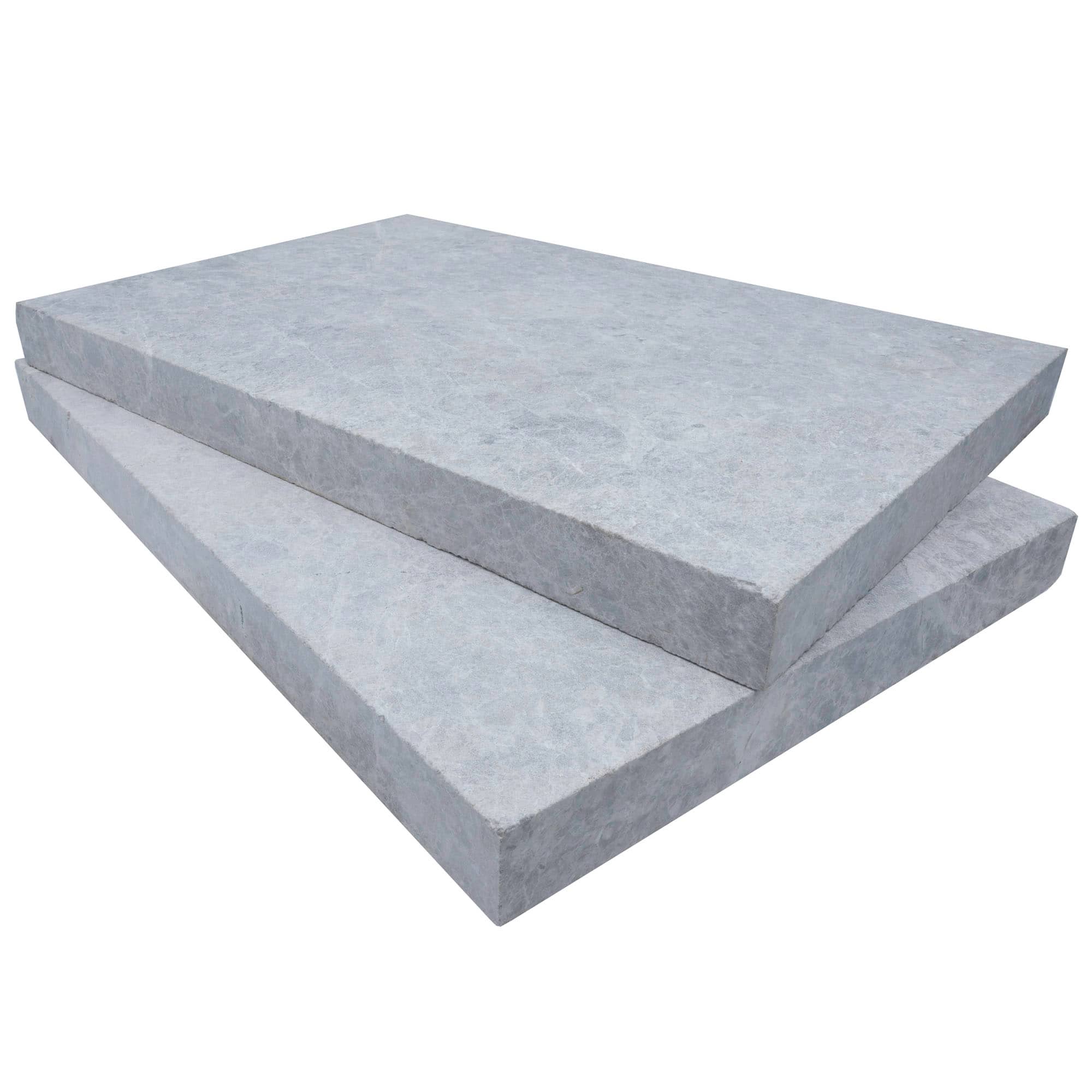 Tundra Grey Marble Sand Blasted 24x48x2 Eased Edge Coping
