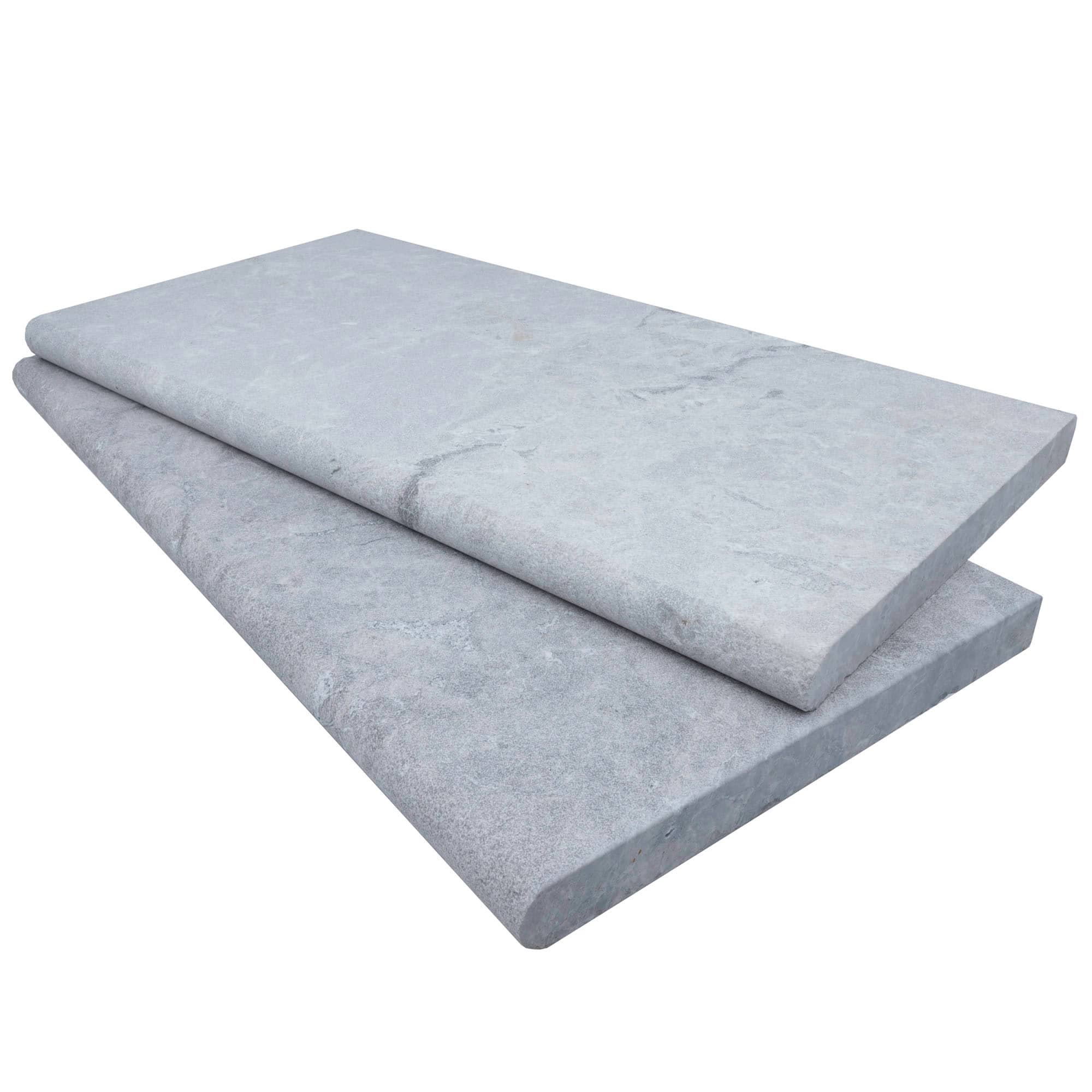 Tundra Grey Marble Sand Blasted 12x24x3cm Single Bullnose Coping
