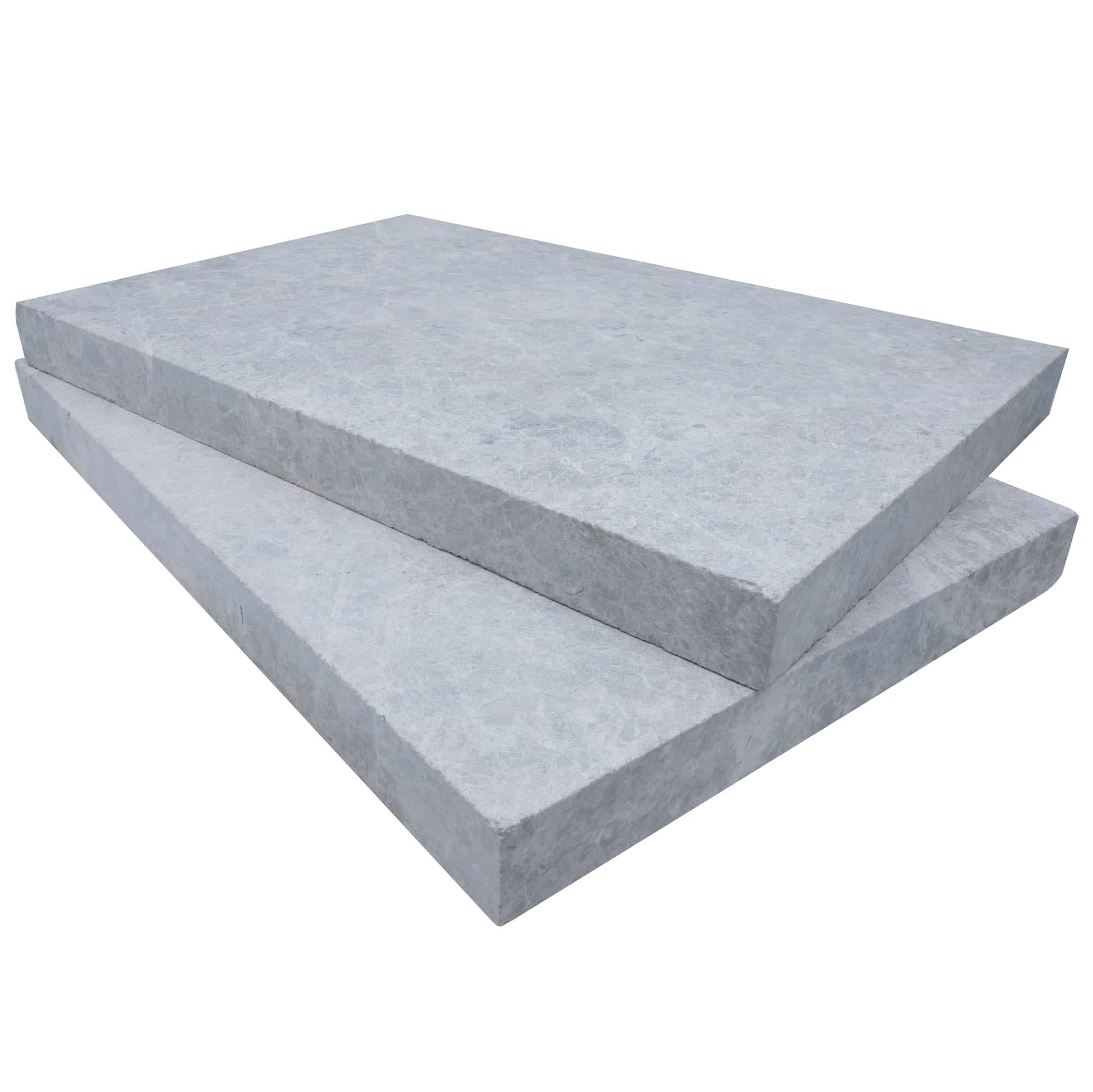 Tundra Grey Marble Sand Blasted 24x48x2 Eased Edge Coping