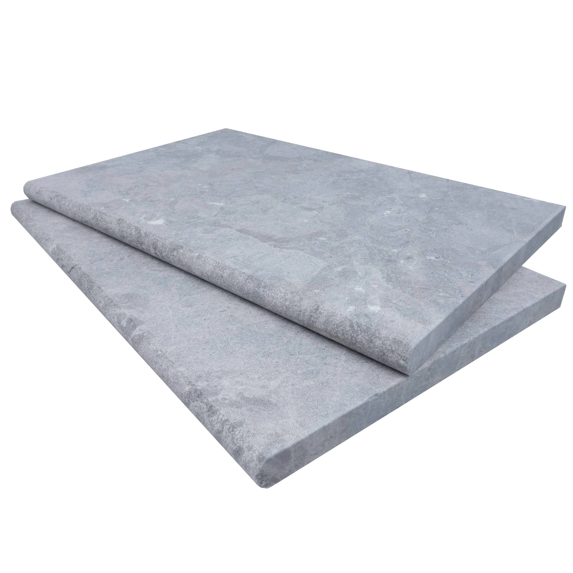 Tundra Grey Marble Sand Blasted 16x24x3cm Single Bullnose Coping