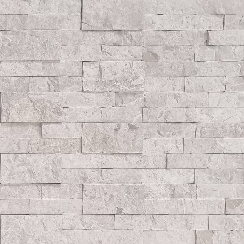 Pera Cream Marble Splitface Ledger Panel - 6x24
