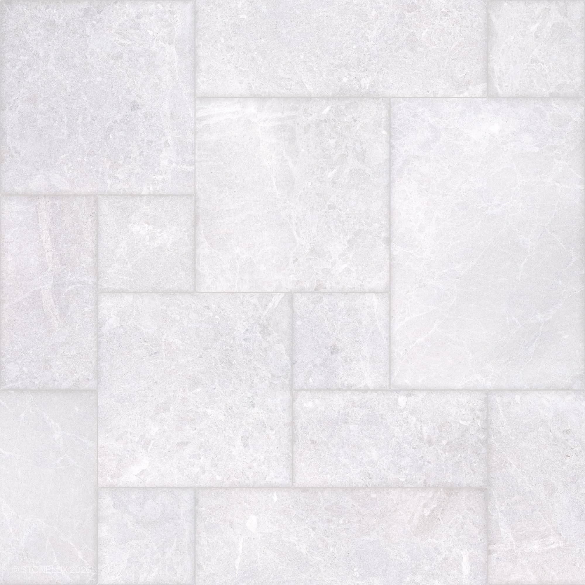 Pera Cream Marble Sand Blasted French Pattern 3cm Paver