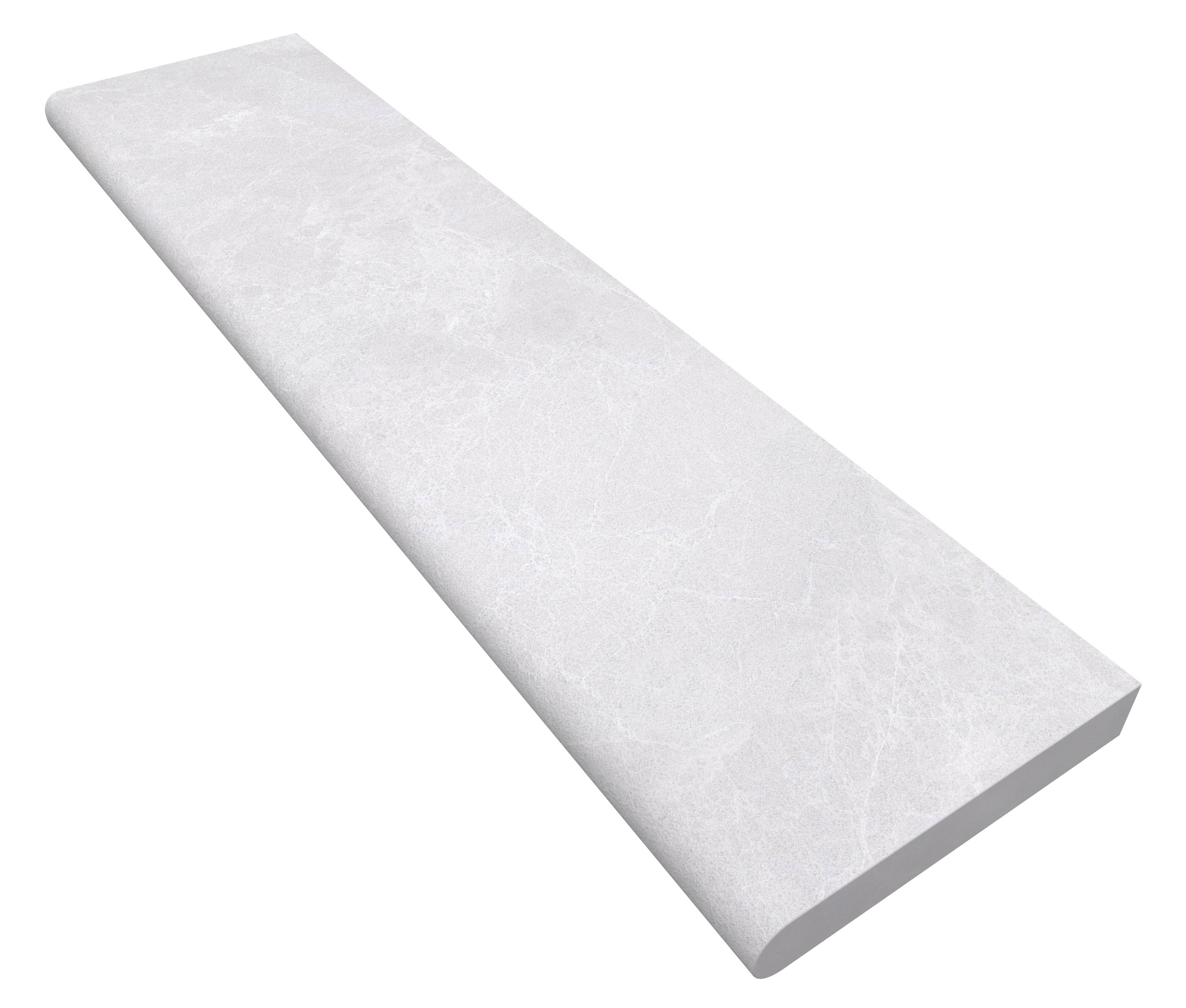 Pera Cream Marble Sand Blasted 12x48x2 Single Bullnose Coping