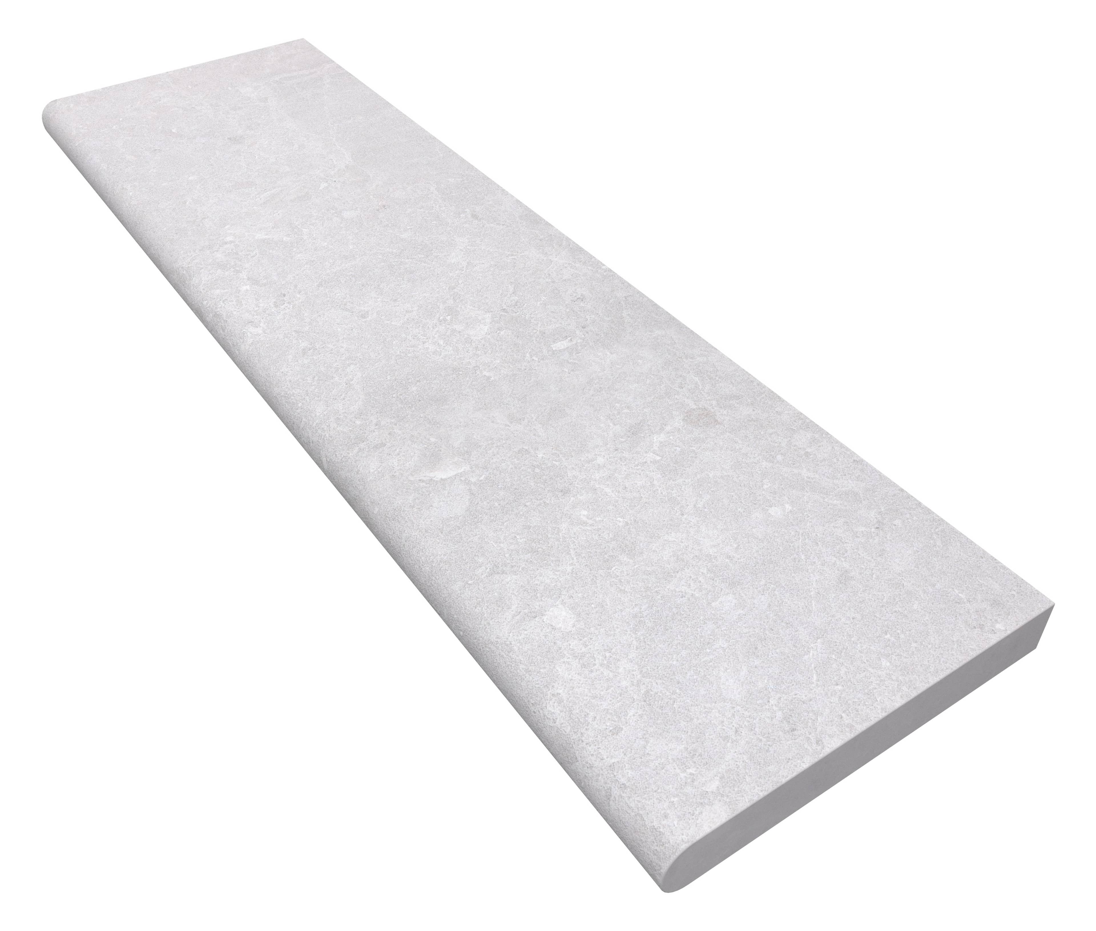 Pera Cream Marble Sand Blasted 14x48x2 Single Bullnose Coping