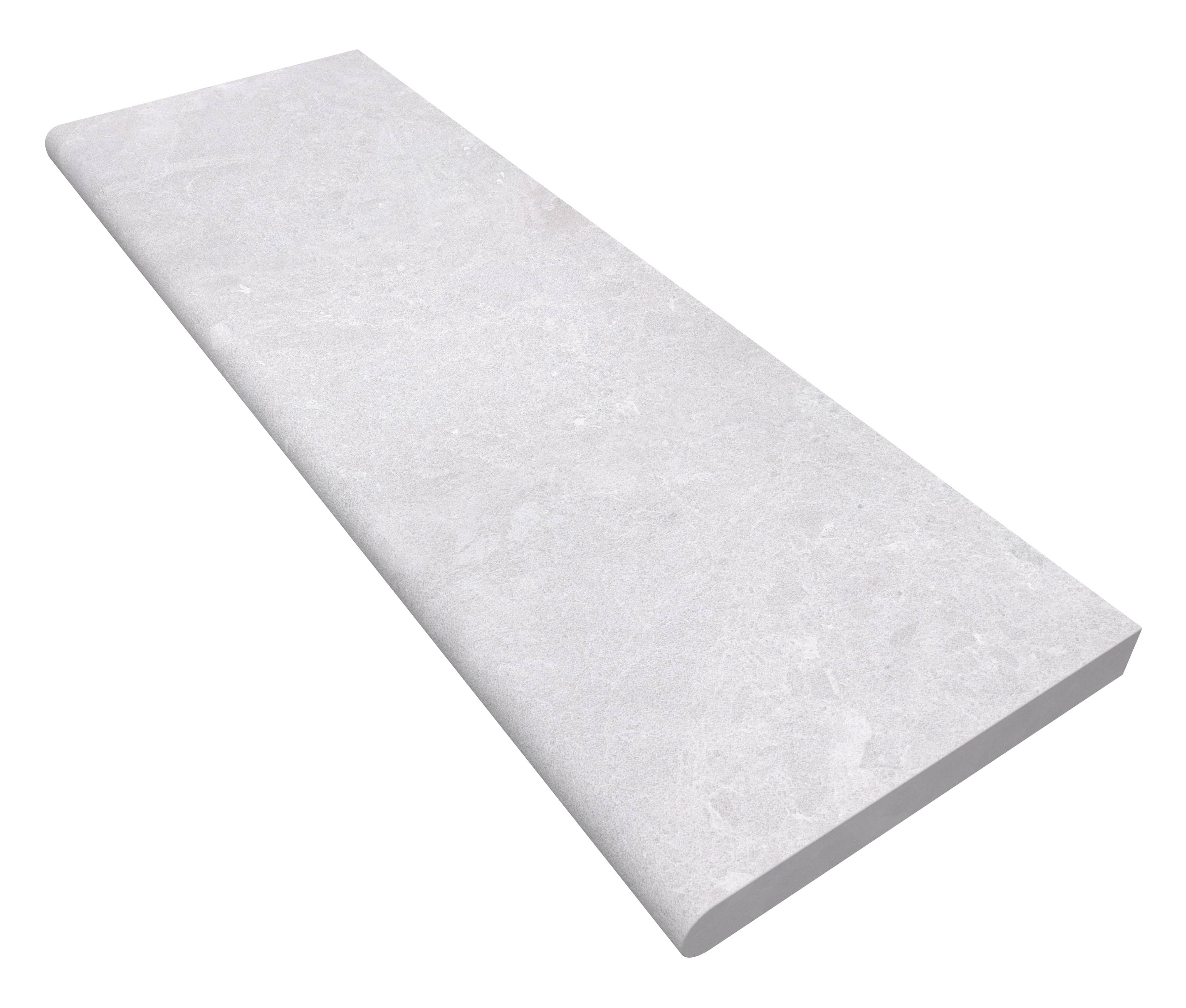 Pera Cream Marble Sand Blasted 16x48x2 Single Bullnose Coping