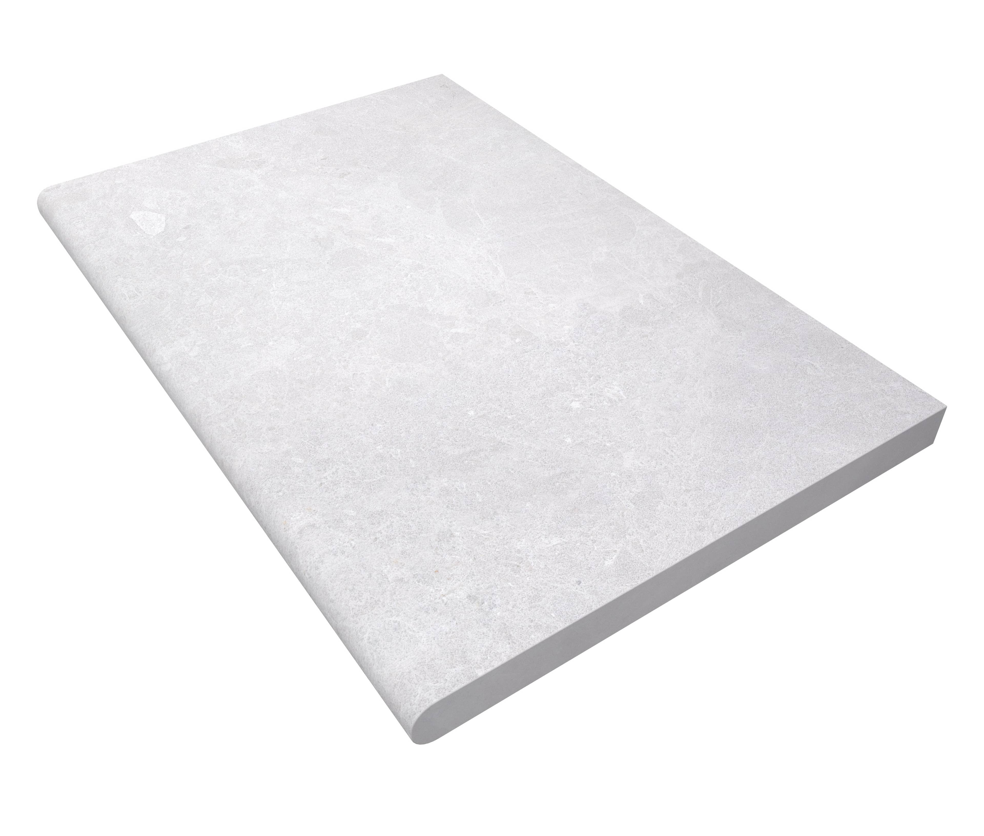 Pera Cream Marble Sand Blasted 24x36x2 Single Bullnose Coping