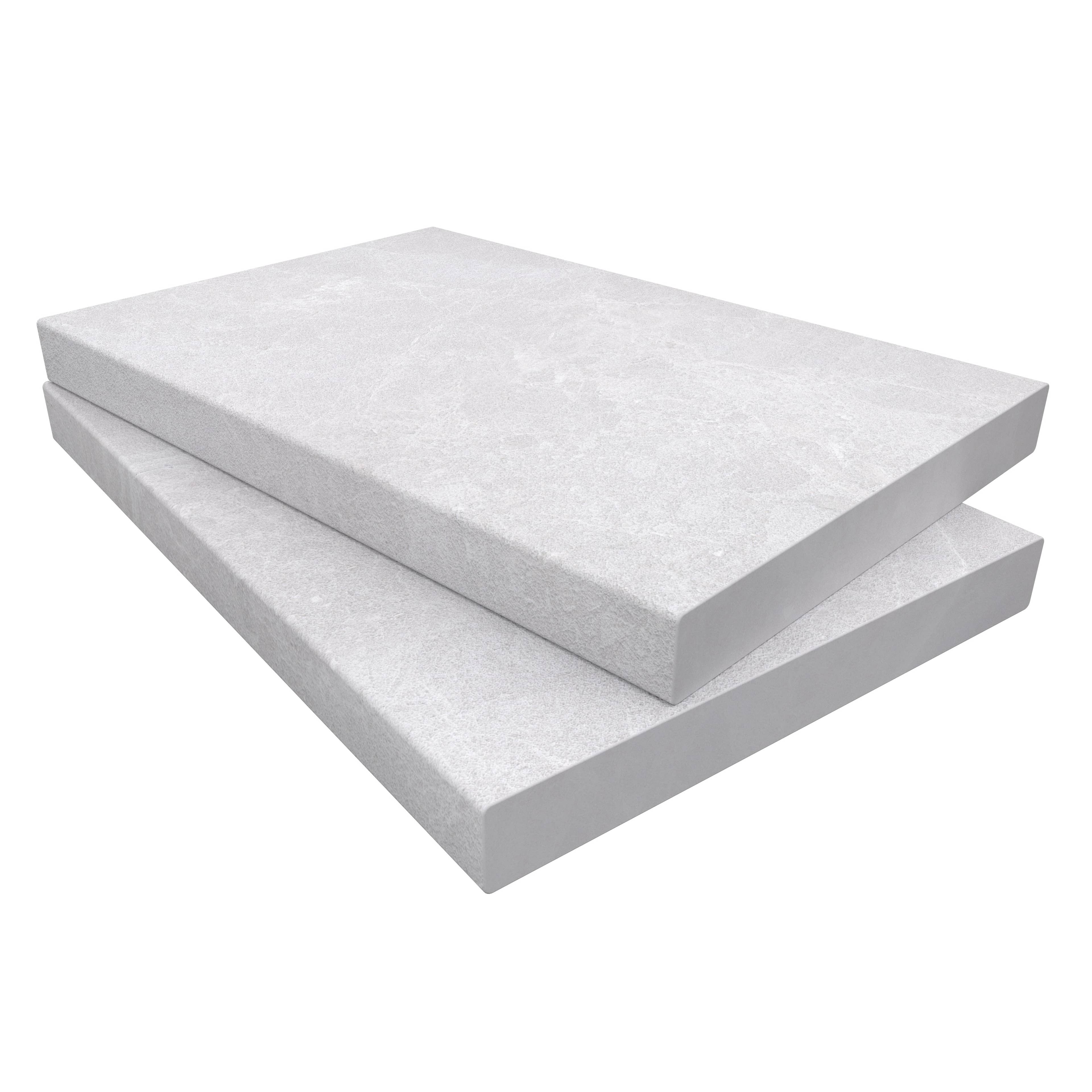 Pera Cream Marble Sand Blasted 16x24x2 Double Eased Edge Coping