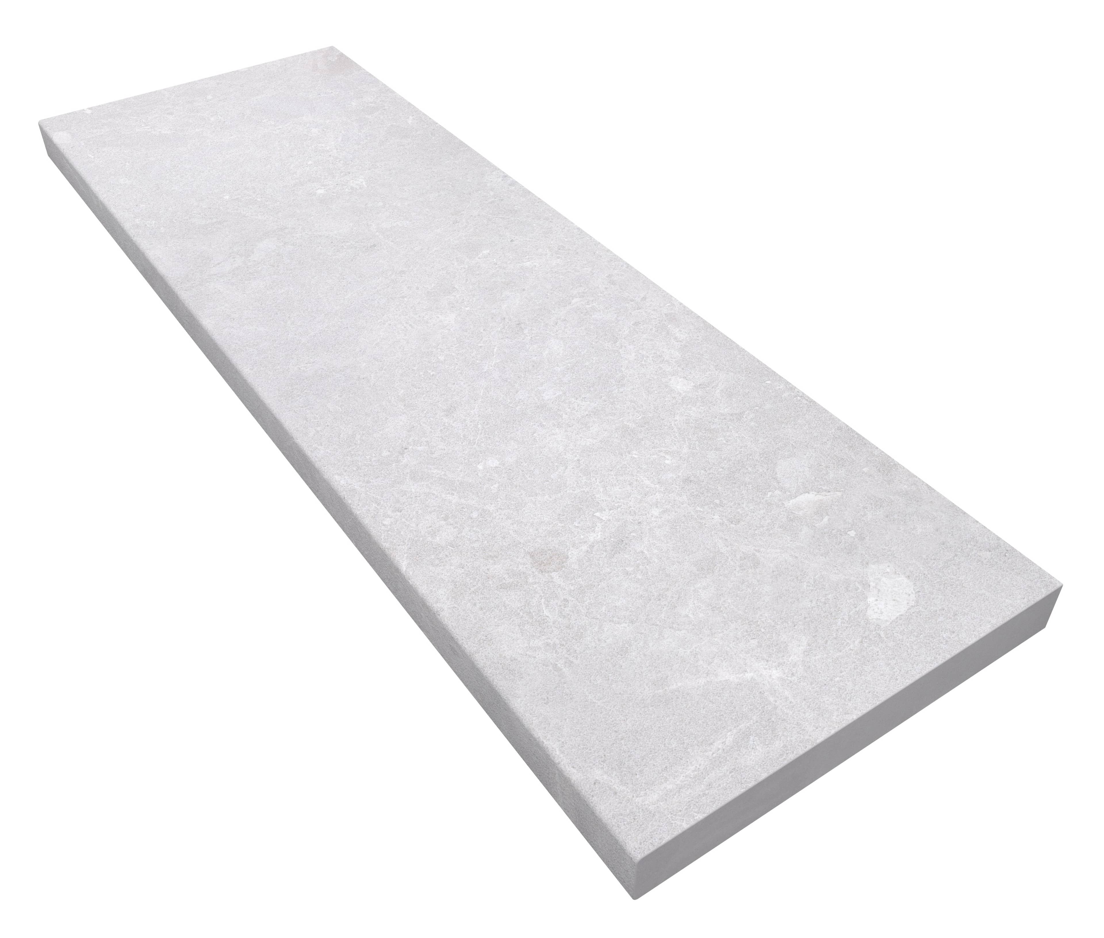 Pera Cream Marble Sand Blasted 16x48x2 Eased Edge Coping