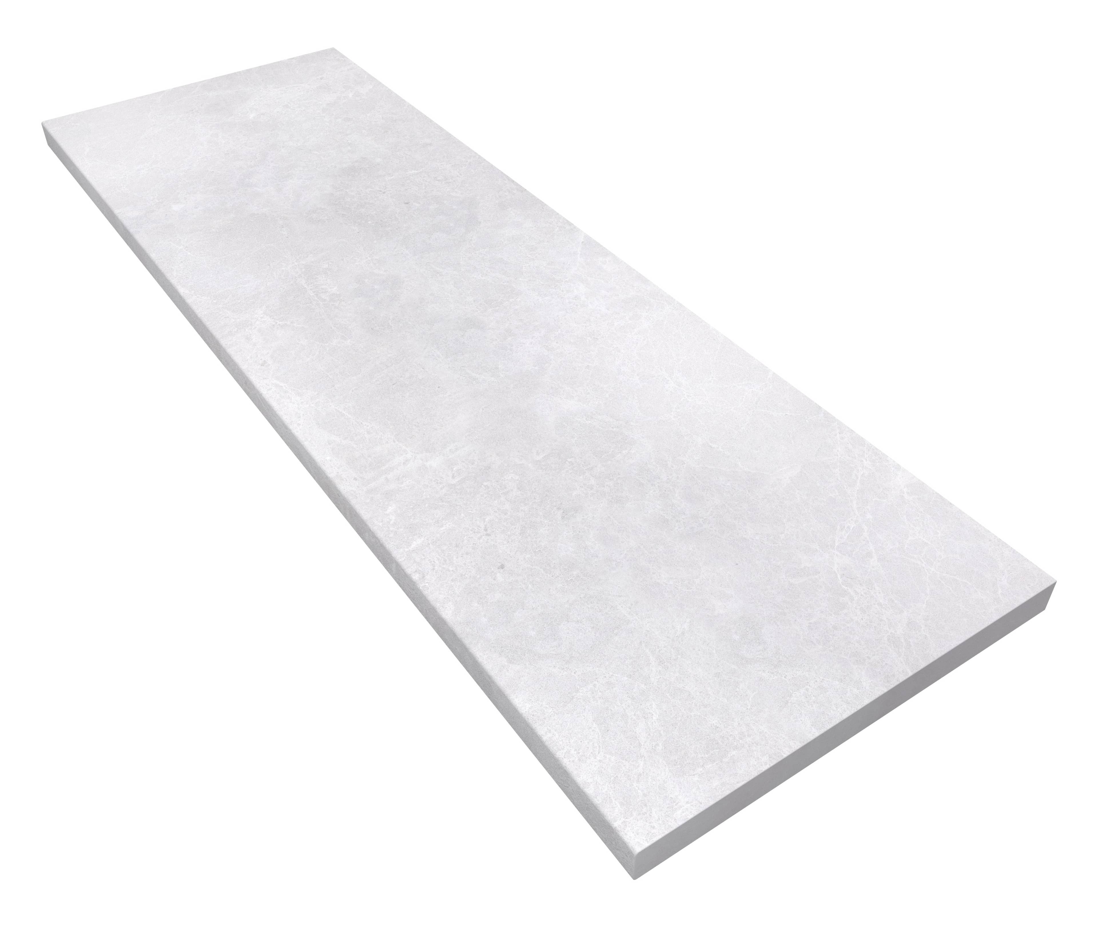 Pera Cream Marble Sand Blasted 24x72x2 Eased Edge Tread