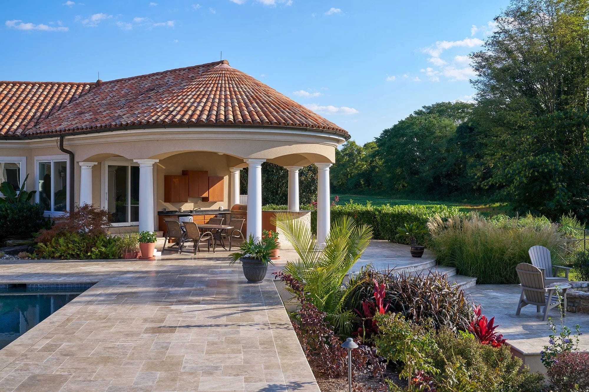 The Riverfront Retreat – Philly Travertine Villa