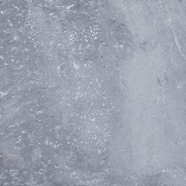 Close-up of an Aegean Grey marble texture with intricate white vein patterns.